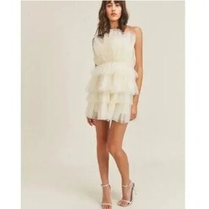 Mable of Anthropologie Tulle Mini Dress